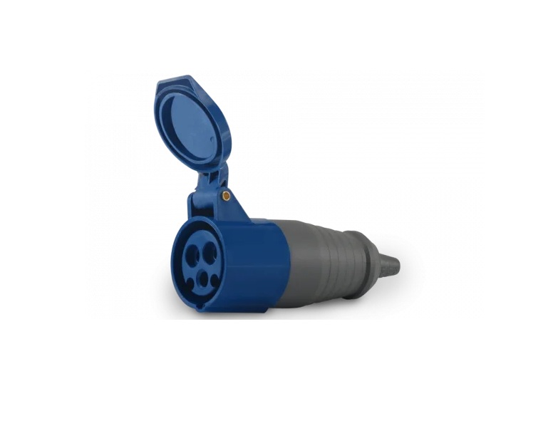 Tomada Acoplamento 3P+T 16A 9H Azul Soprano